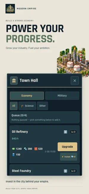 Modern Empire: Build & Conquer screenshot 2