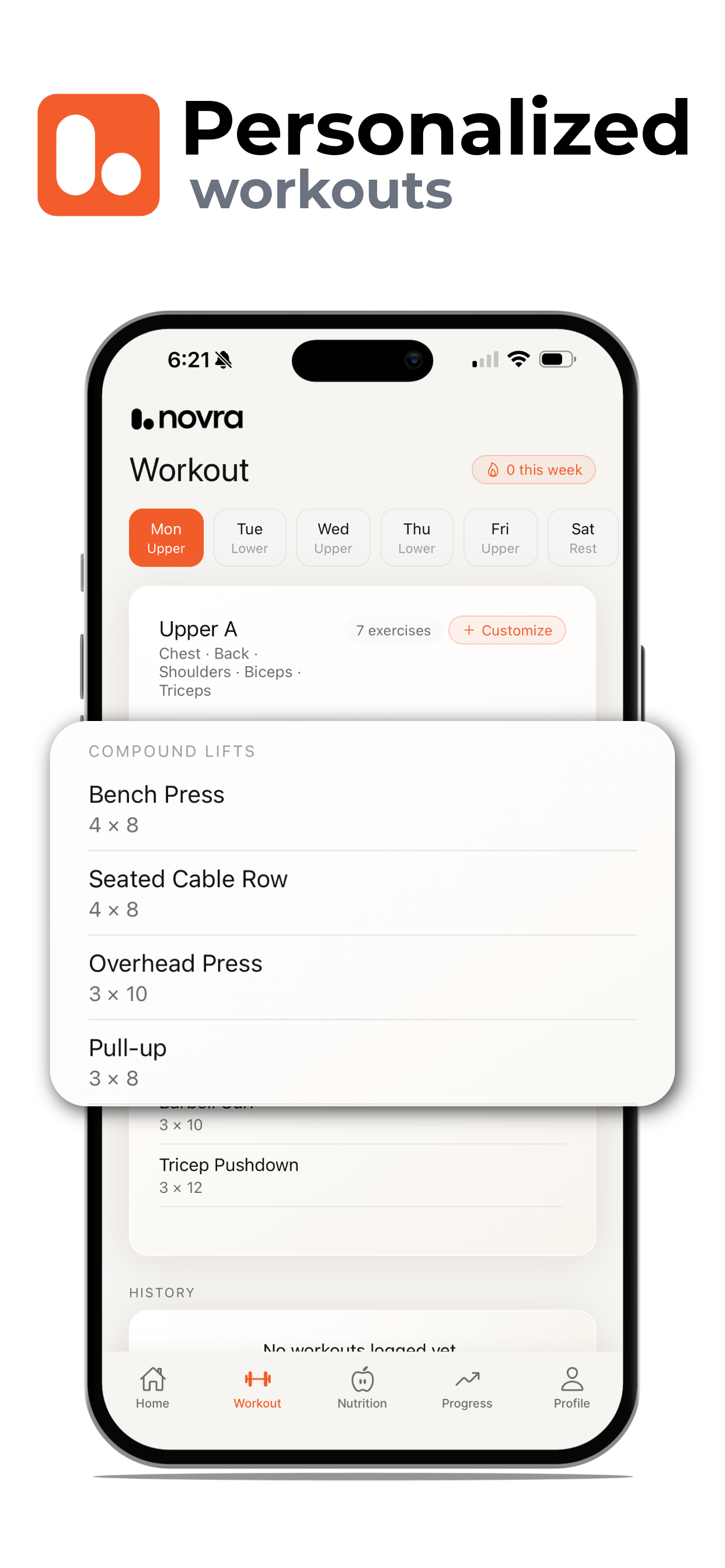 Novra: Calorie Counter