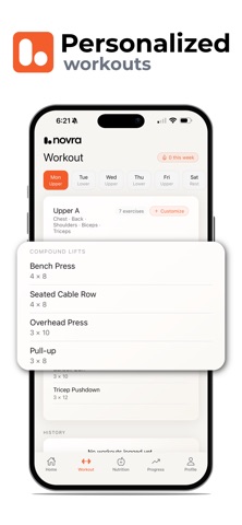 Novra: Calorie Counter Screenshot 3 of 5