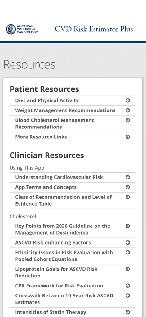 CVD Risk Estimator Plus - Medical App | MWM