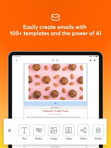 Constant Contact iPad screenshot