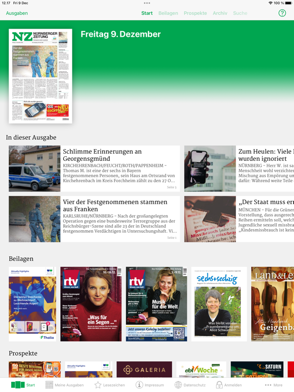 Screenshot #4 pour Nürnberger Zeitung E-Paper
