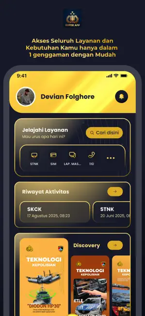 Super App Polri iPhone screenshot 1