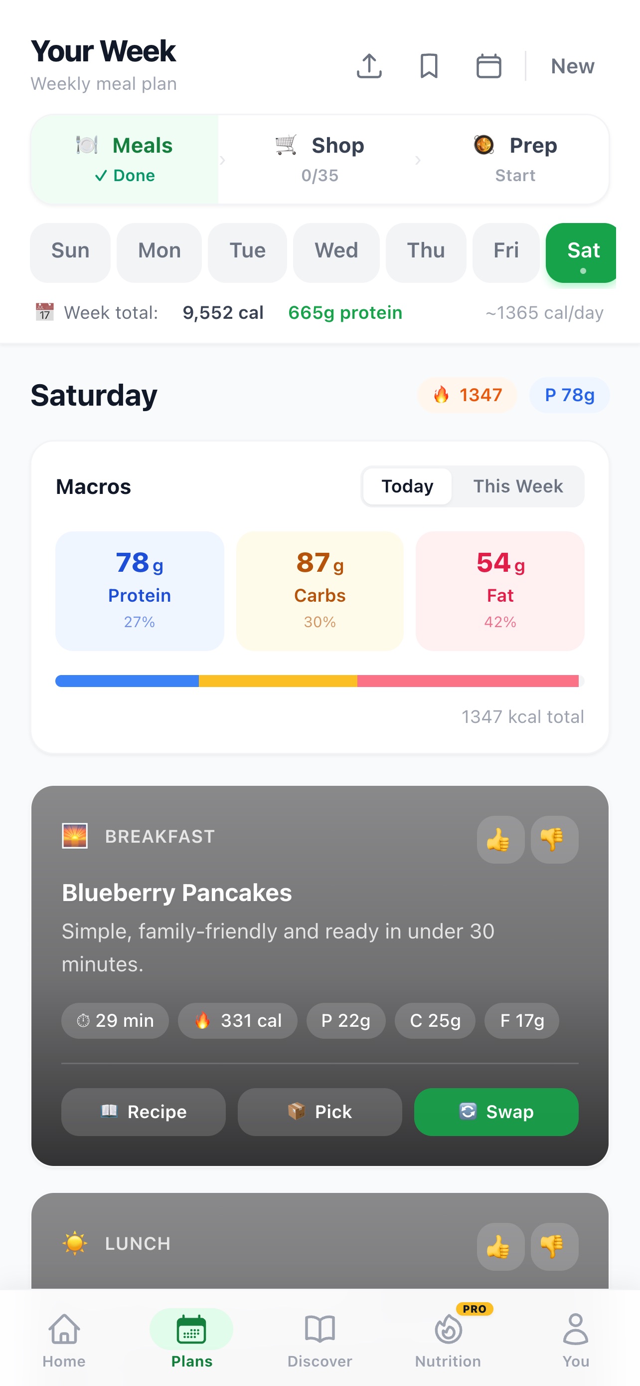 Screenshot 5 of Spoonly - Meal Planner