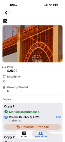 Family Wishlist screenshot 3