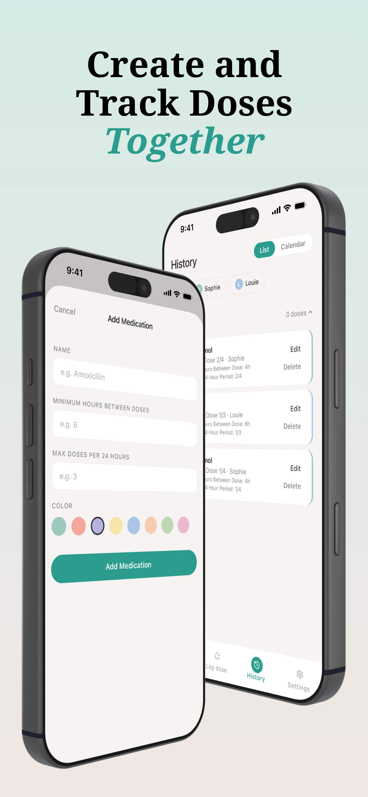 Little Doses: Kids Med Tracker screenshot 3