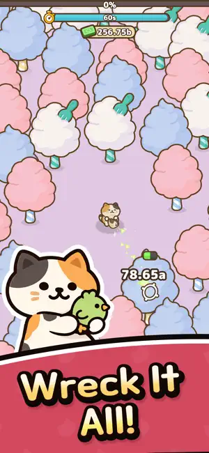 Wrecking Cat: Idle RPG screenshot 1