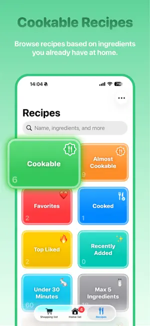 Rapp: Recipes & Shopping List screenshot 4