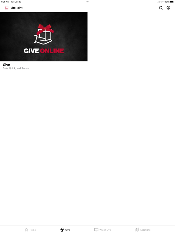 LifePoint Church Clarksville iPad screenshot 2 - Education app