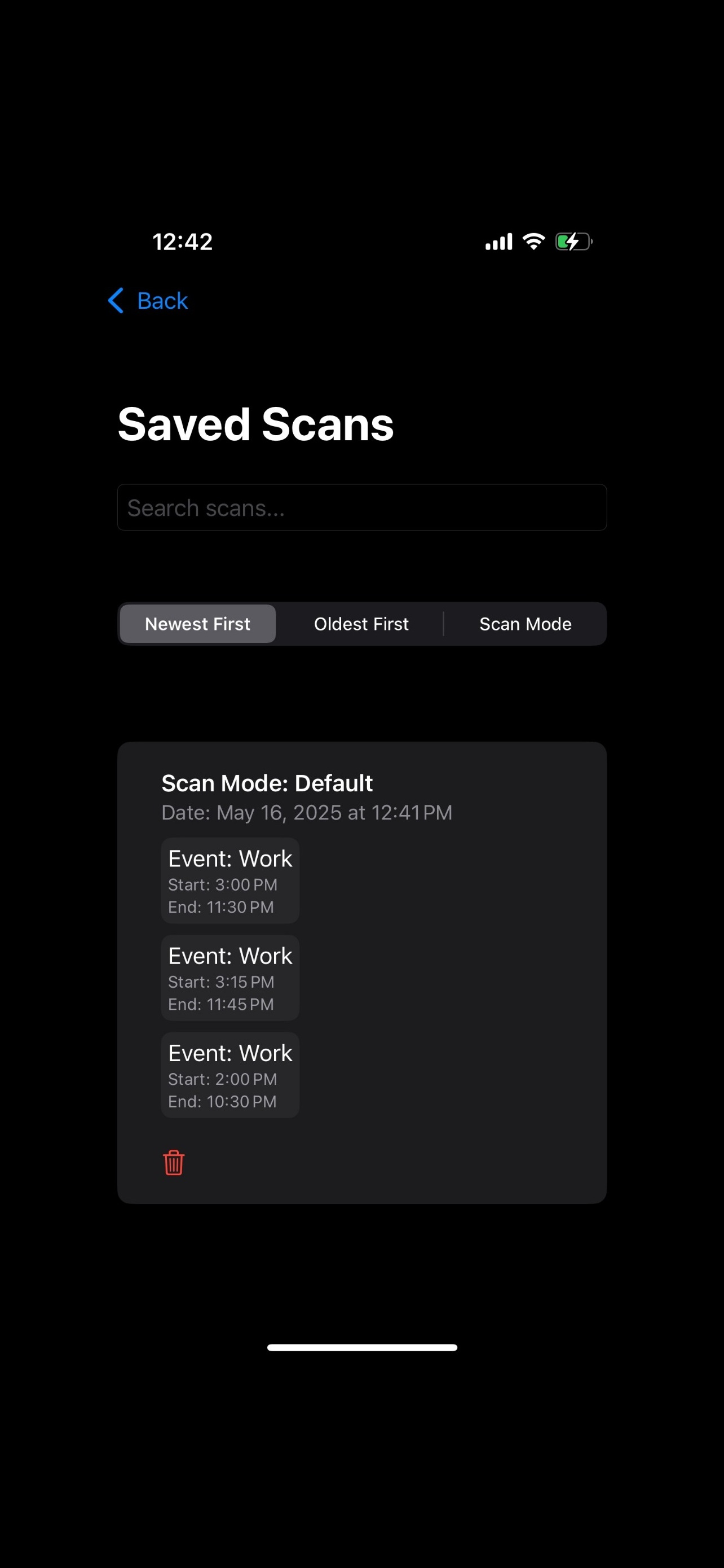 ScheduleScanner