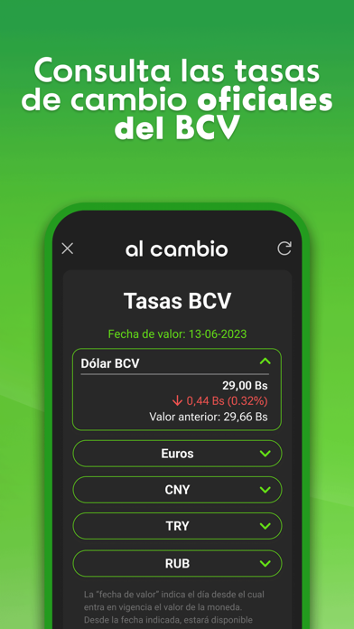 Al Cambio - Dólar en Venezuela Screenshot