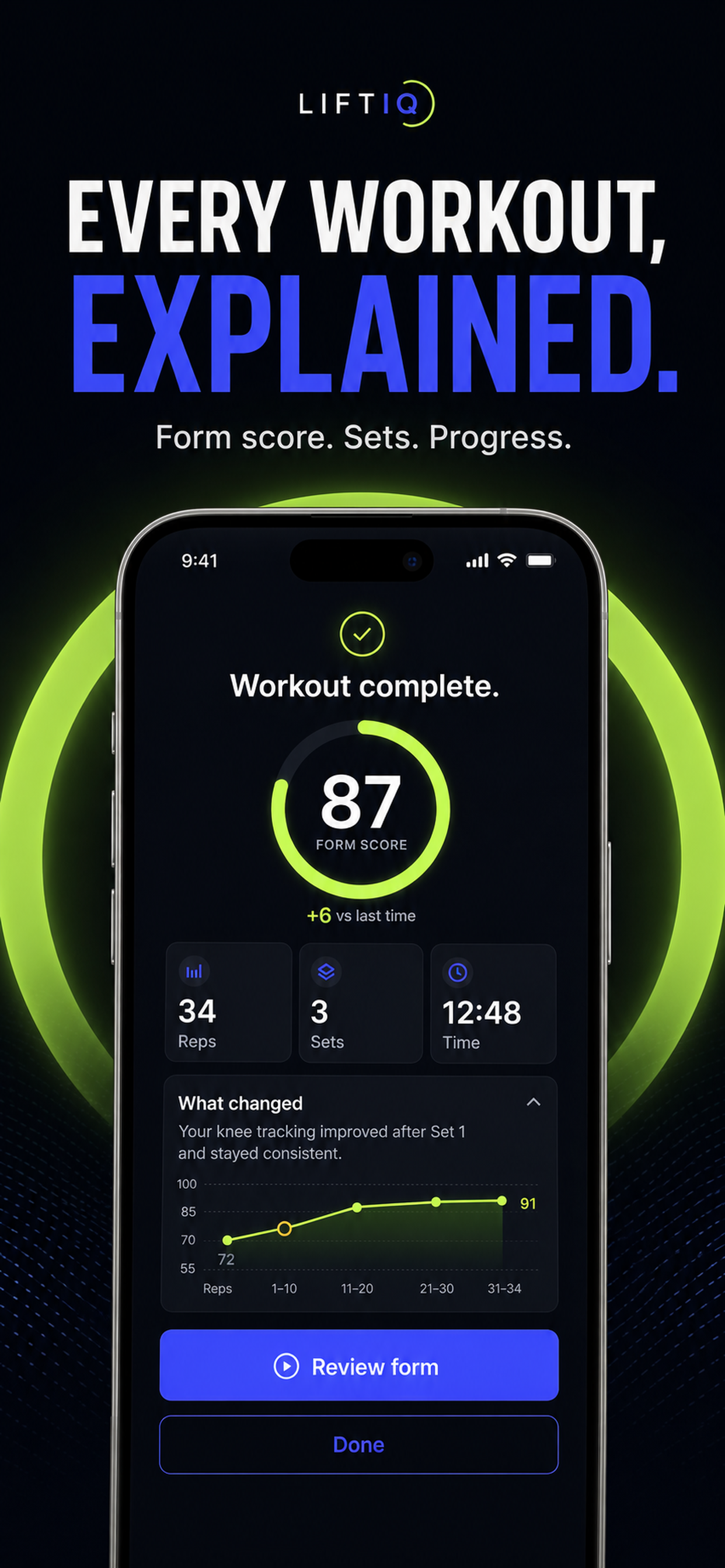 LiftIQ: AI Rep Counter screenshot 6