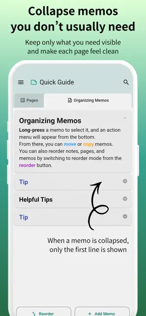Memos as Blocks - PieceNote screenshot 2