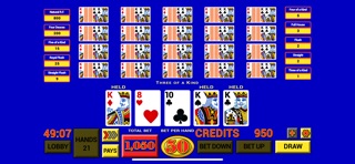 Video Poker Casino Classic iPhone screenshot