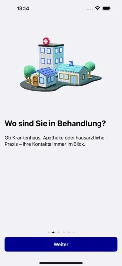 Screenshot von AXA EPA auf dem iPhone 2