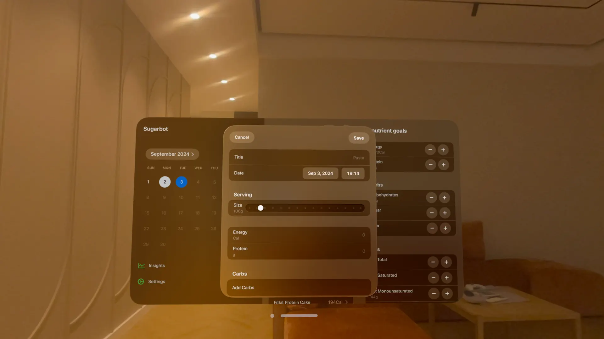 SugarBot Sugar Calorie Tracker screenshot 5