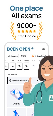 BCEN CPEN Exam Prep Test screenshot