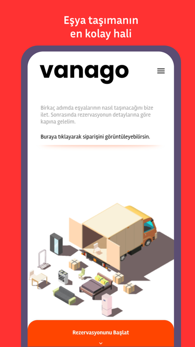 Vanago app screenshot