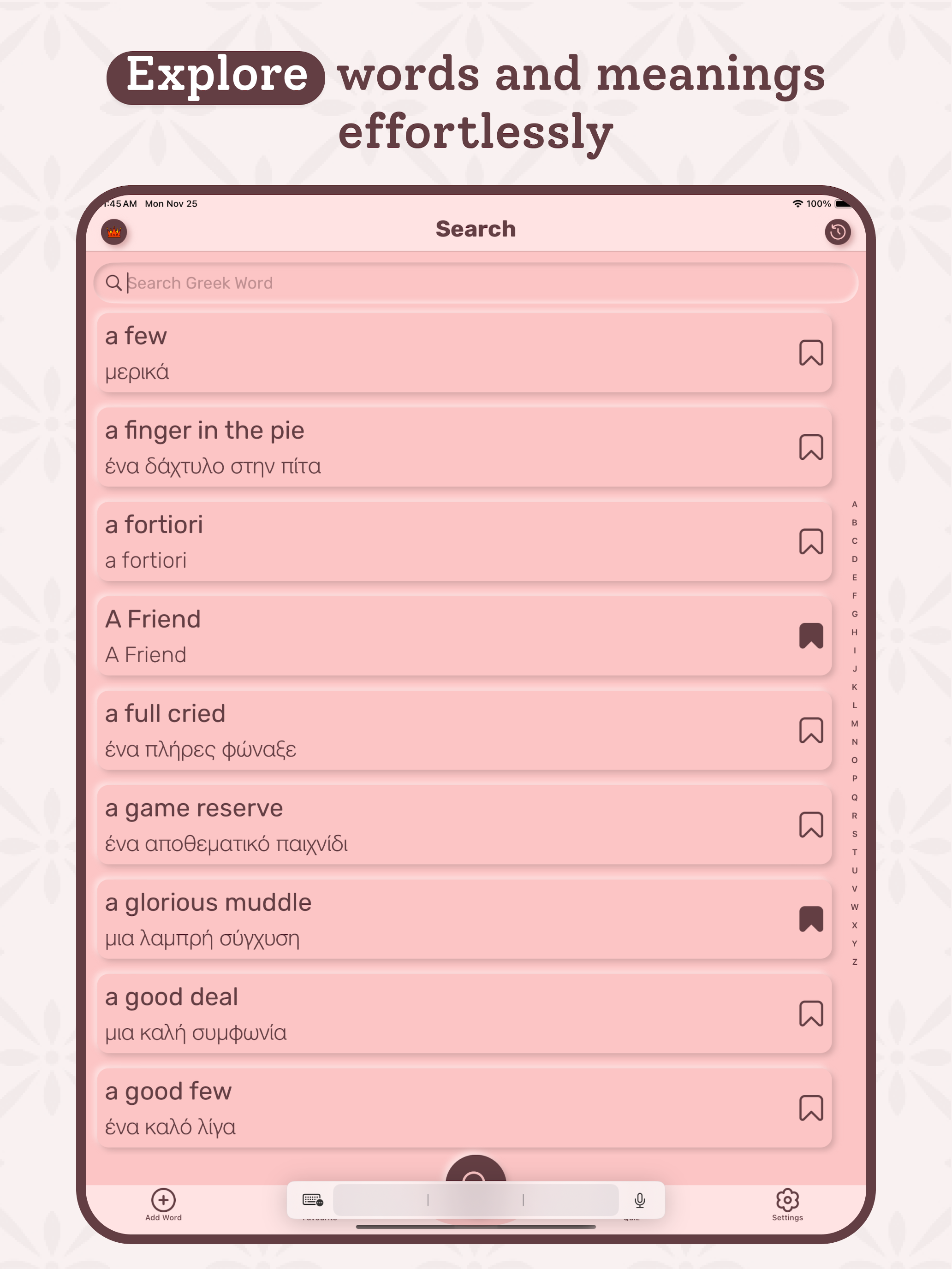 Greek | Greek Dictionary screenshot 10