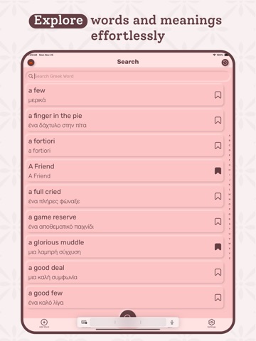 Greek | Greek Dictionary iPad screenshot