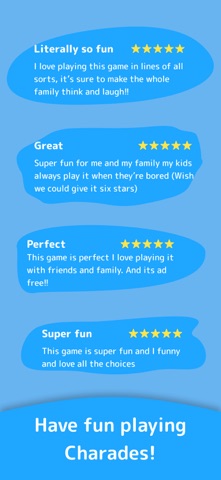 Charades - Family & Party Game iPhone screenshot