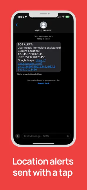 tapSOS - Emergency Alert App screenshot 2