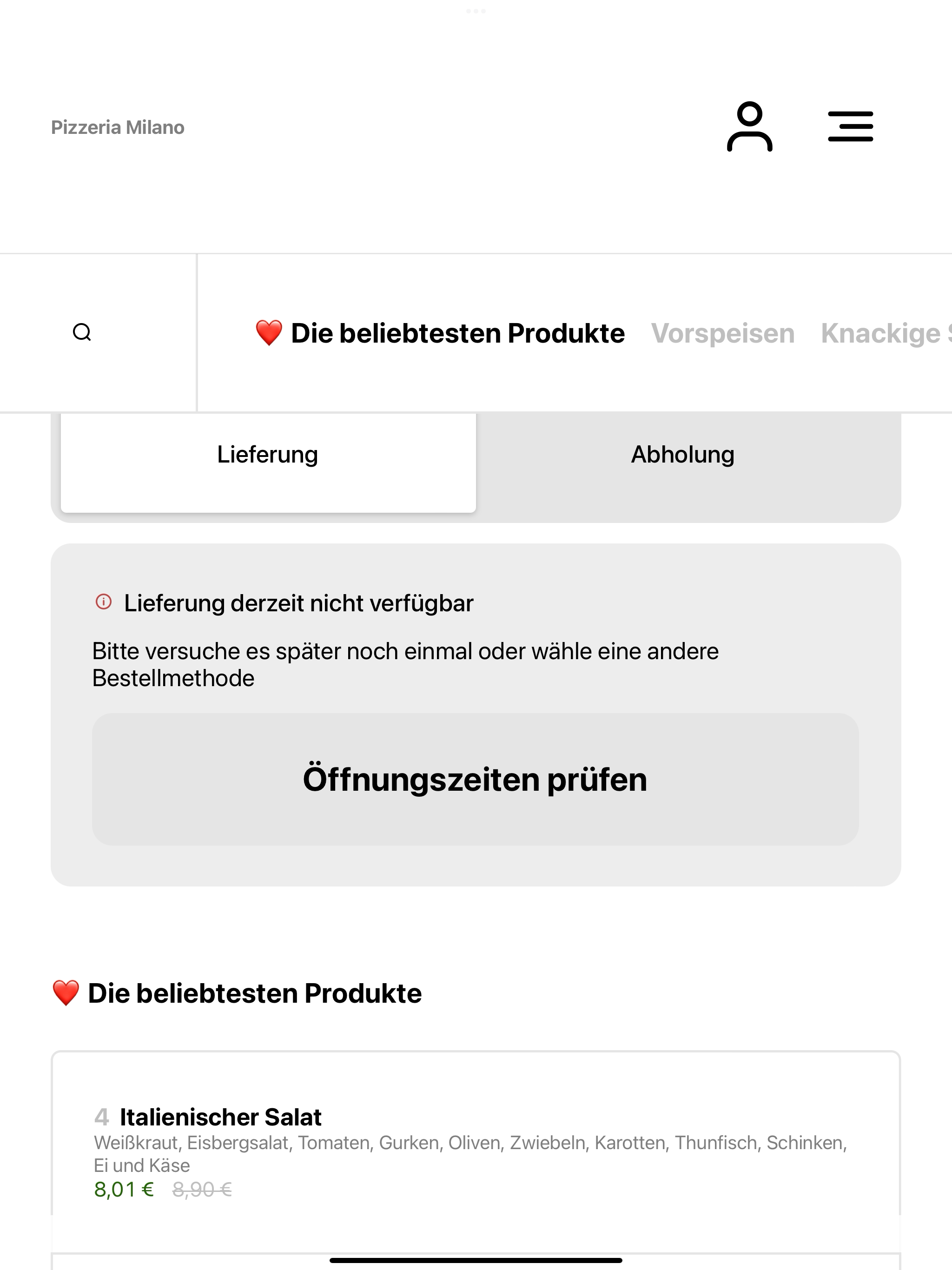 Pizzeria Milano Bad Camberg screenshot 7