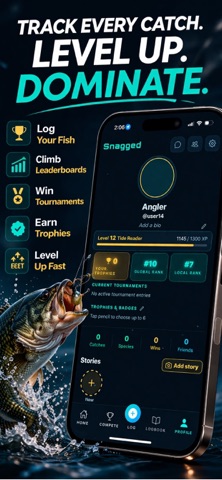 Snagged Fishing iPhone screenshot