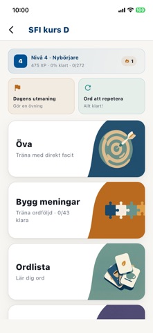 SFI Prov: Öva svenska screenshot