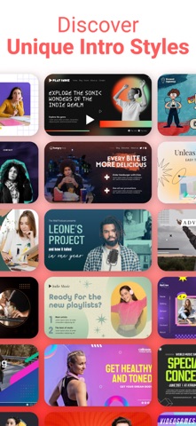 Intro Maker for YouTube video iPhone screenshot