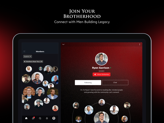 Millionaire Man Cave iPad screenshot 1 - Social Networking app