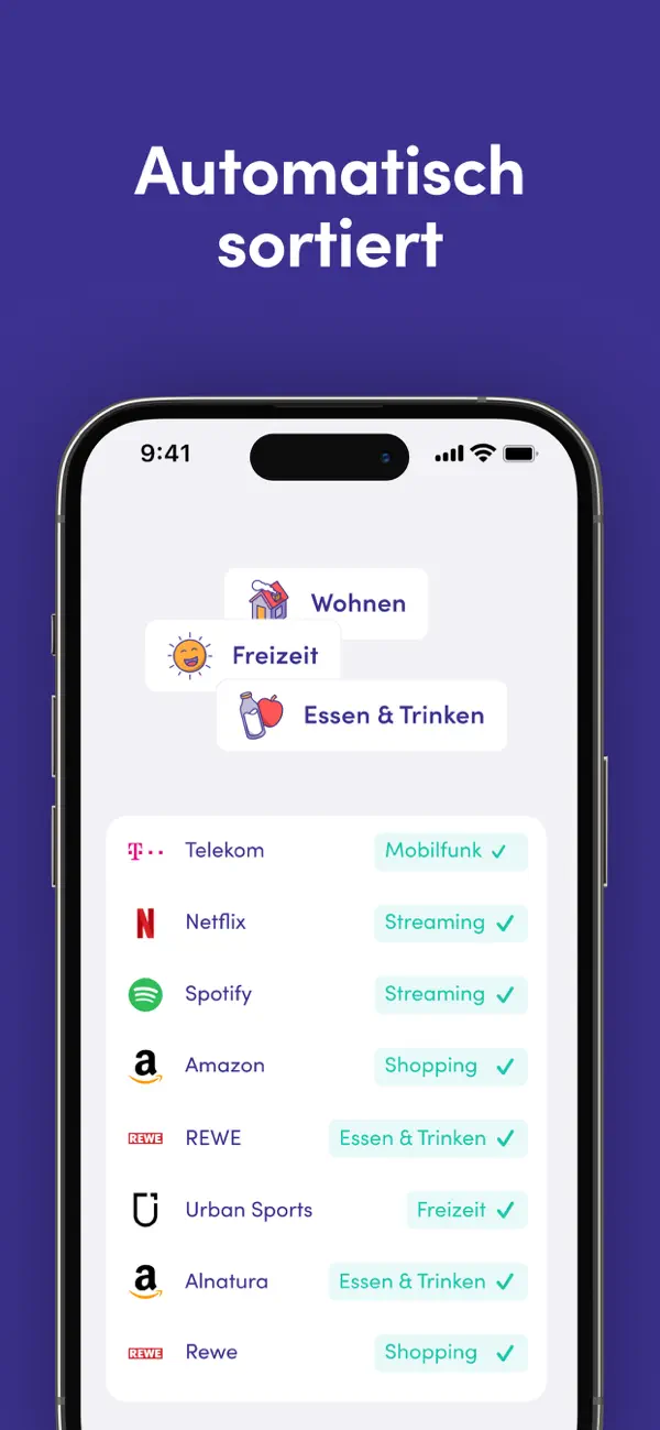 Screenshot #3 pour Finanzguru - Konten & Verträge