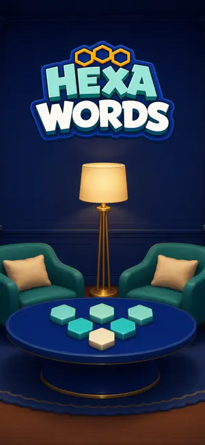Hexa Words: Pair Puzzle screenshot 1