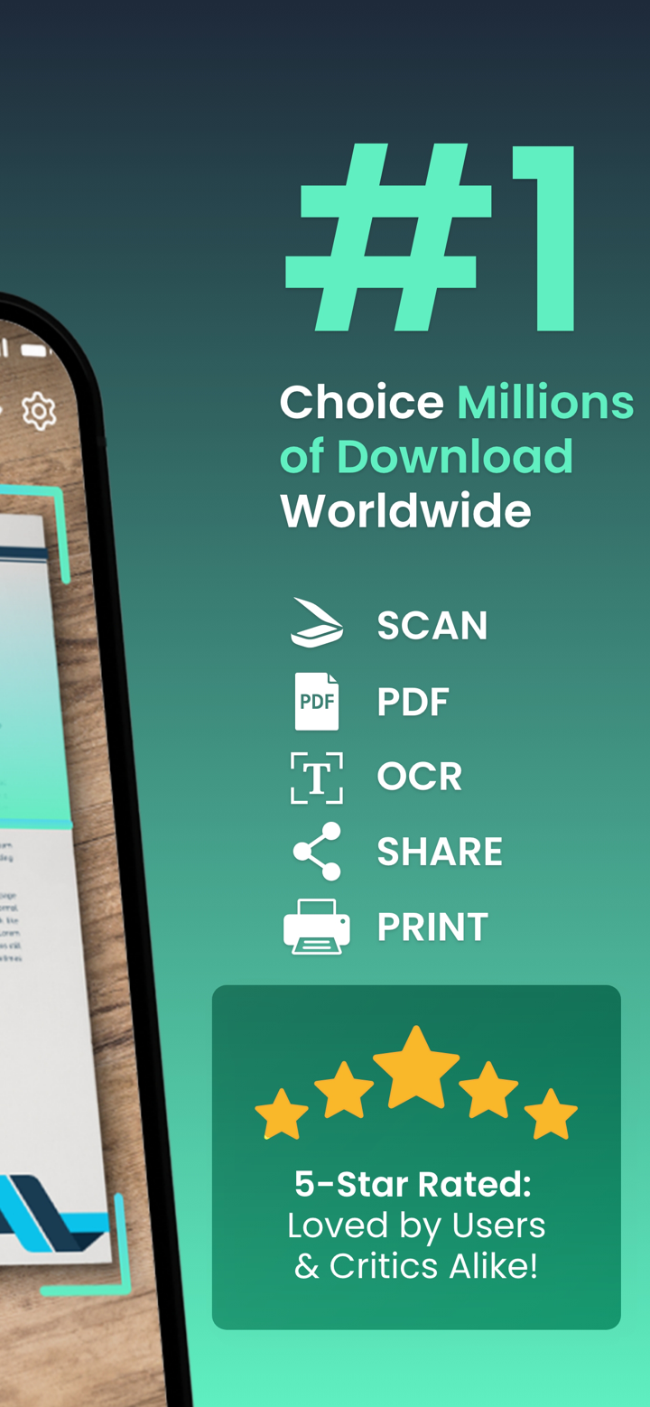 Cam Scan - PDF Scanner & OCR screenshot 2
