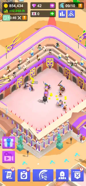 Idle Gladiator Arena screenshot 3