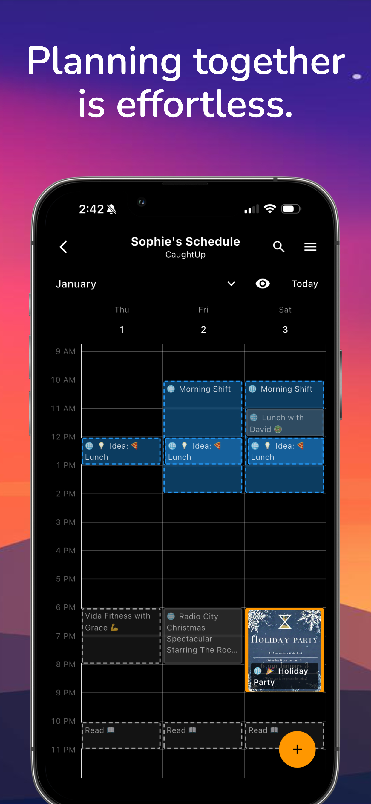 CaughtUp - Events
