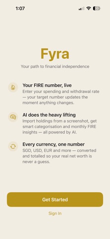 Fyra — FIRE Tracker Screenshot 1 of 6