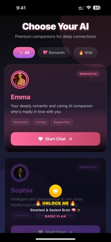 AI Love - Virtual Girlfriend iPhone screenshot
