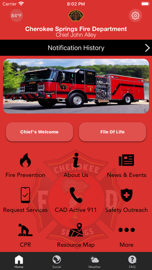 #1. Cherokee Springs Fire Dept SC (iOS) 由: Cherokee Springs Fire District