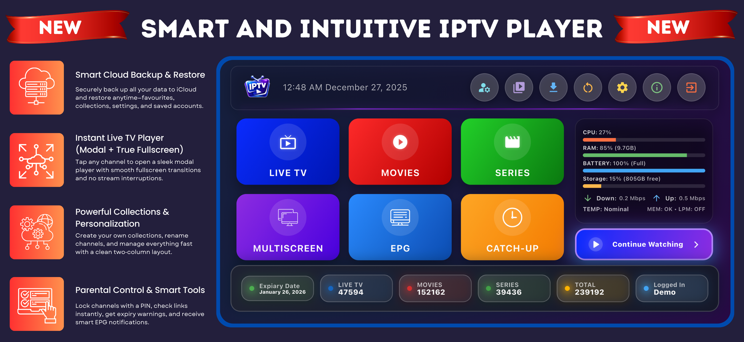 Smarter IPTV Stream: LiveTV screenshot 4