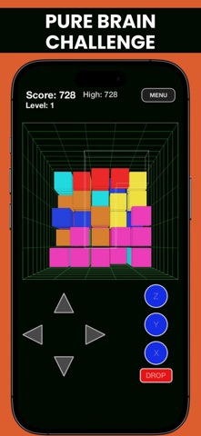 Block Drop 3D - Retro Puzzle Screenshot 3 of 6