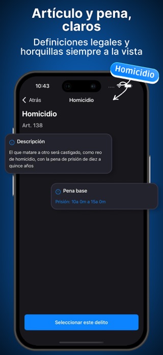 Calculadora de Penas Screenshot 4 of 9
