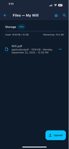 DeadDropsApp screenshot