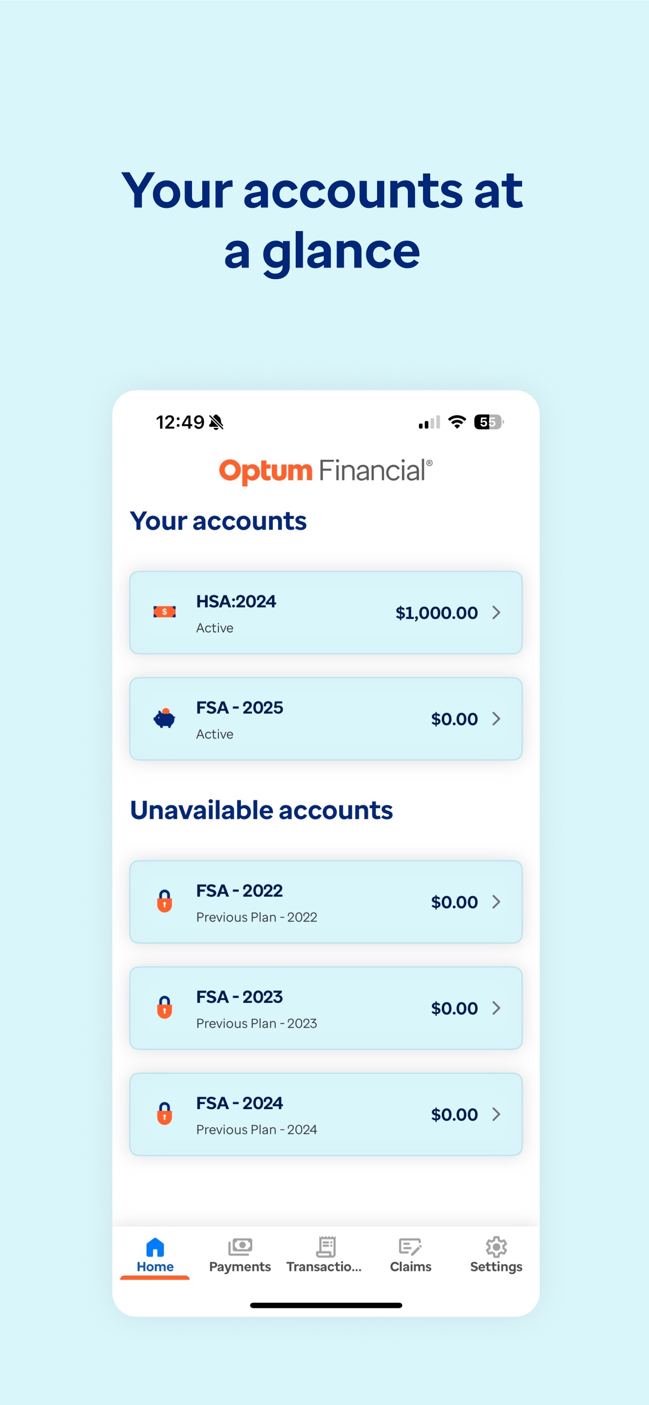 Optum Financial screenshot 1