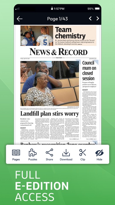 Greensboro News & Record Screenshot