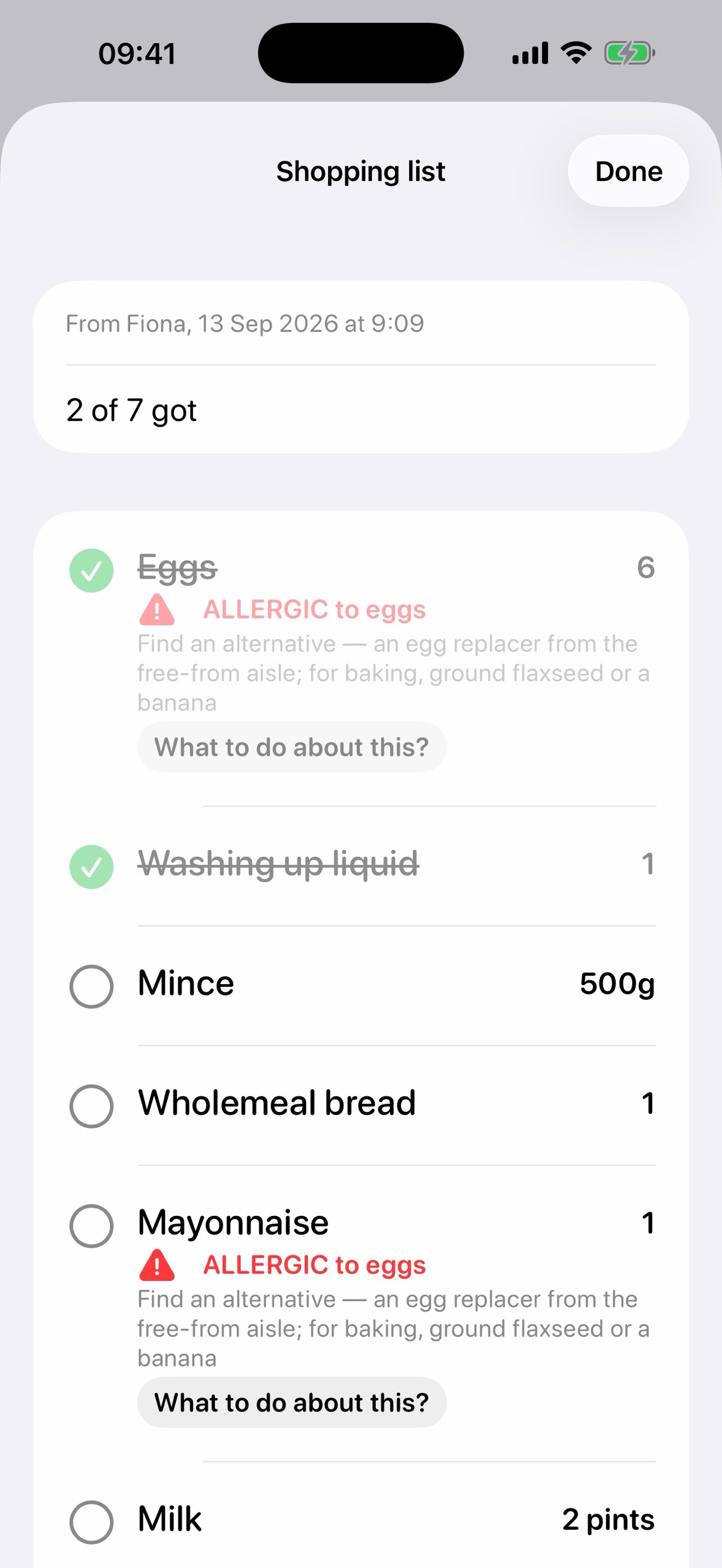 Screenshot 4 of Shopping List: Say It, Send It