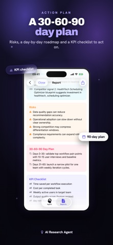 AI Research Agent – Startup AI Screenshot 4 of 5