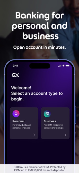 GXBank Screenshot 1 of 8