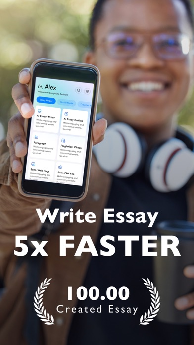 Ai essay writer 4o: Essaymate Screenshot