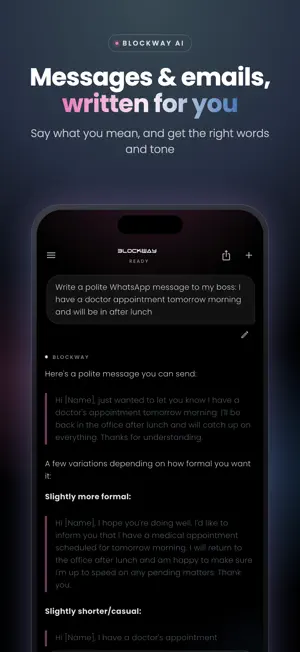 Blockway AI screenshot 2